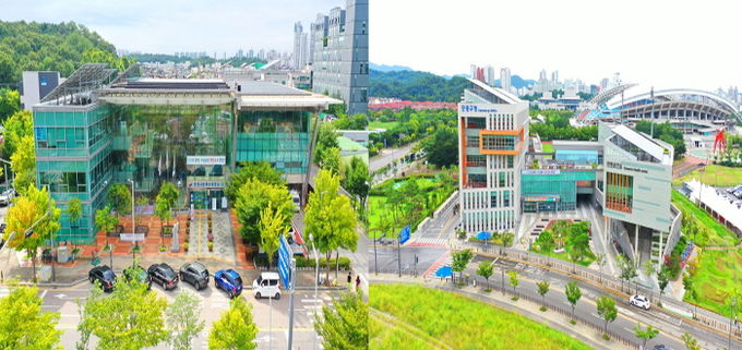 상록수보건소(왼쪽 사진)·단원보건소(오른쪽 사진) 전경