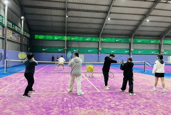 김천시학교밖청소년지원센터 ‘초급 테니스 강습 프로그램’ 운영