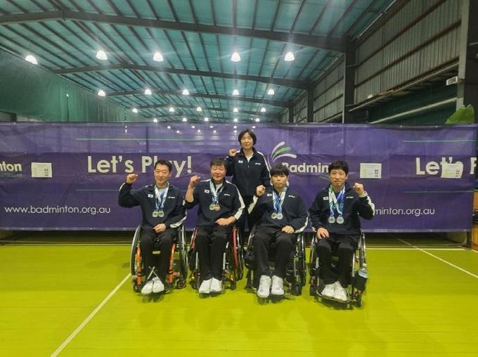 울산 중구청 소속 장애인배드민턴팀, ‘2025 호주 장애인배드민턴 국제대회’에서 대활약