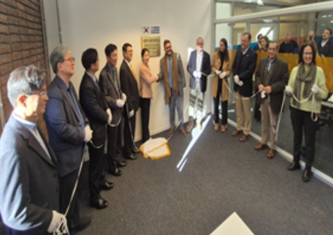 우루과이 현지 해외협력연구실 개소(2024년 5월 Latu, Uruguay)