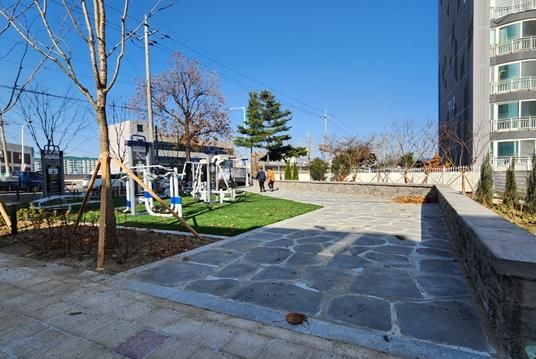 최근 효목동 337번지에 효목동 쉼터공원 조성사업을 완료했다.