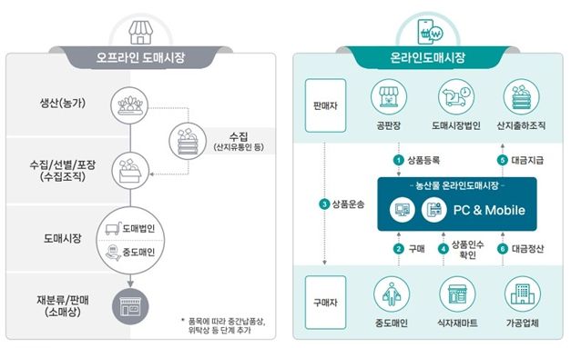 산지 농수산물 유통망 안정적 구축
