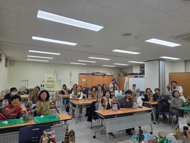 고령군, '플라워 디자인 실천 클래스' 로 평생학습 기회 확대