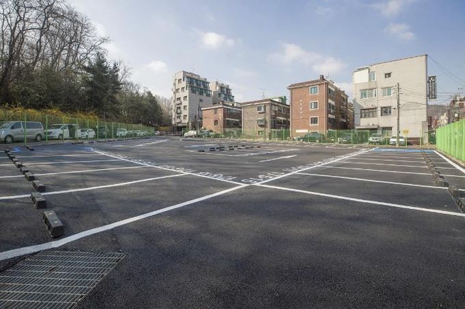 양천구, 신월7동 자투리땅 주차장 조성 후 모습
