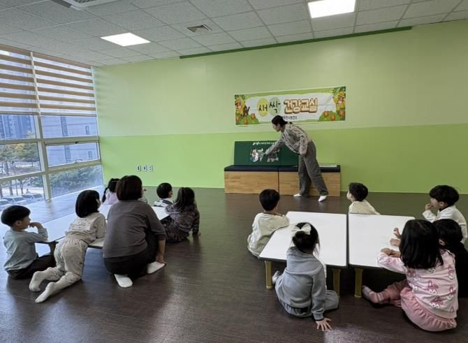 동두천시보건소, 비둘기어린이집 원아 대상 ‘새싹건강교실’ 운영