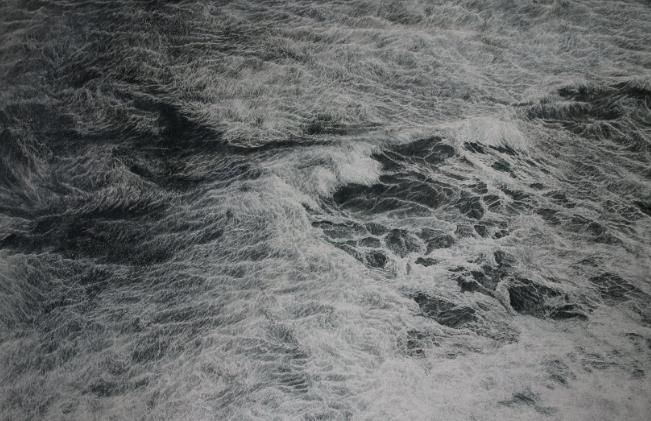 송해석 작가 대표작 ‘파도Ⅸ-1(기다림)’