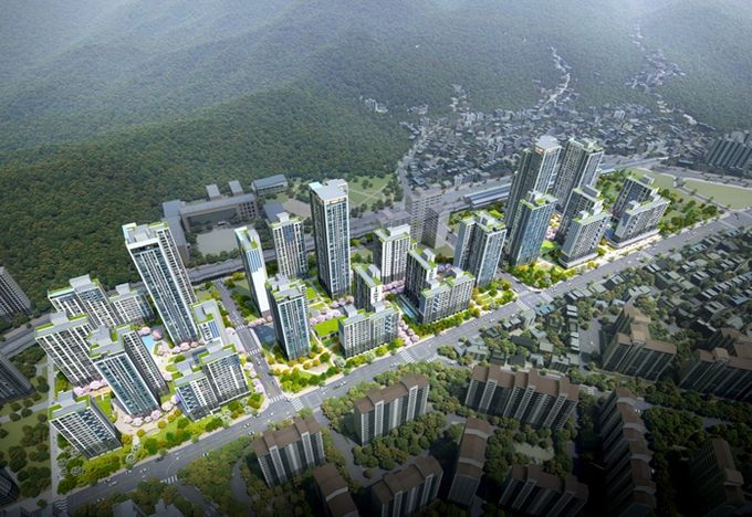 조감도(참고자료로서 통합심의 조치계획 수립 및 인허가 과정 등에서 조정될 수 있음)