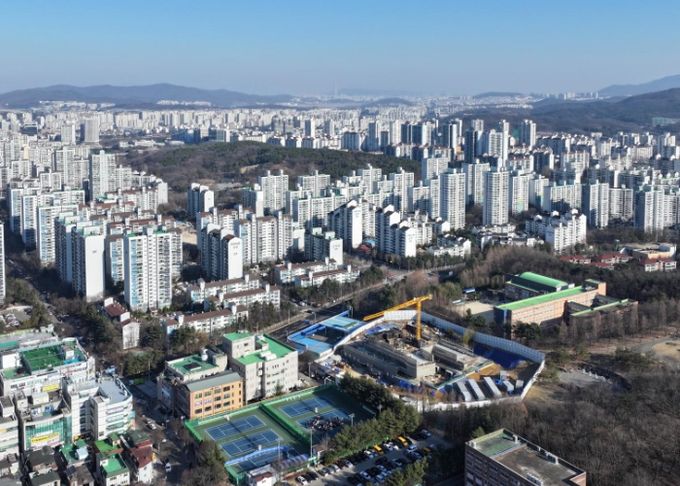 분당 노후계획도시 전경