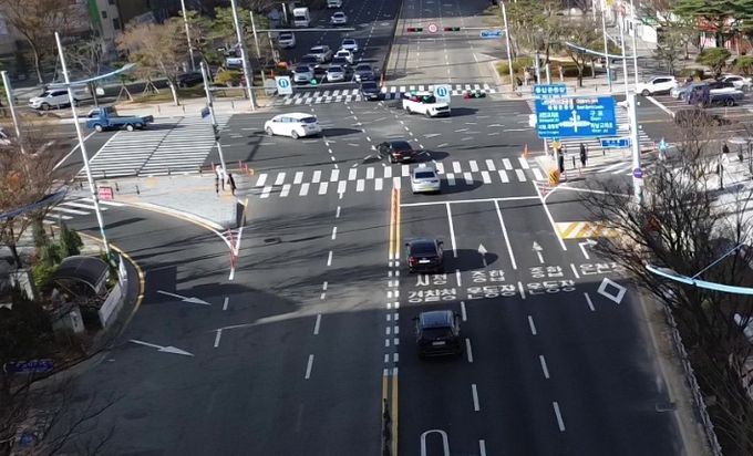 교통사고 잦은 곳 개선 사업 완료