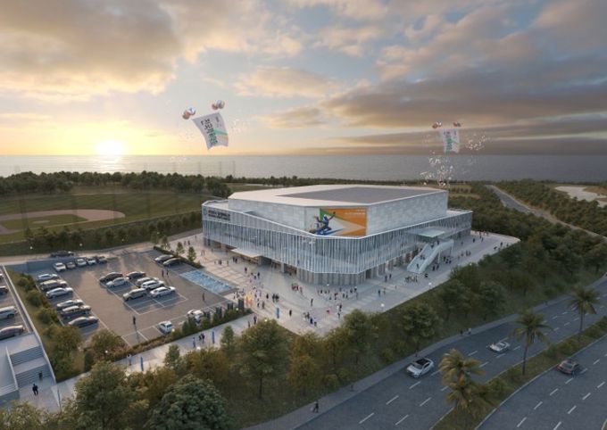 종합체육관 메인조감도