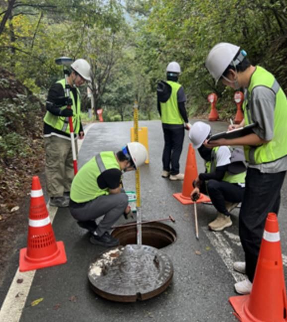 지하시설물 전산화사업 추진 모습