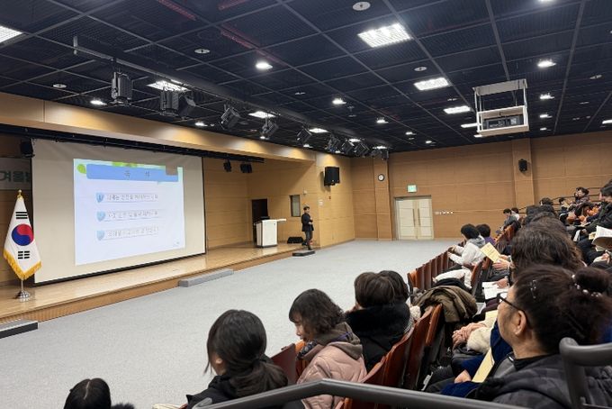 봉화교육지원청, 겨울방학 중 급식 종사자 산업안전보건교육 실시