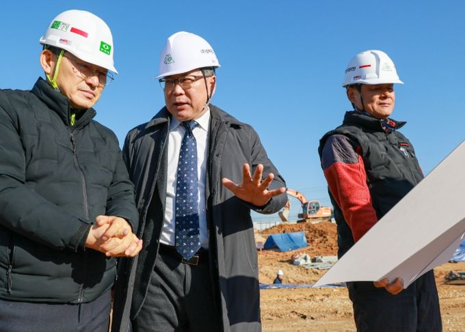 유정기 권한대행, 학교 건설공사 안전관리 점검