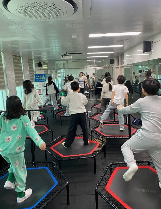 '방학맞이 어린이 점핑 교실'운영