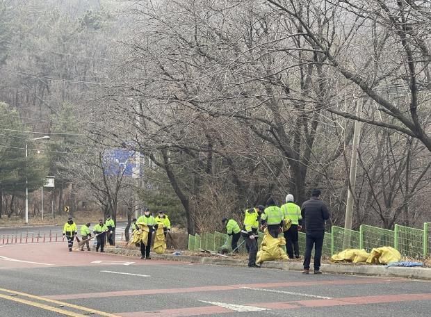 대전 중구, 설맞이 쓰레기 일제 대청소 완료